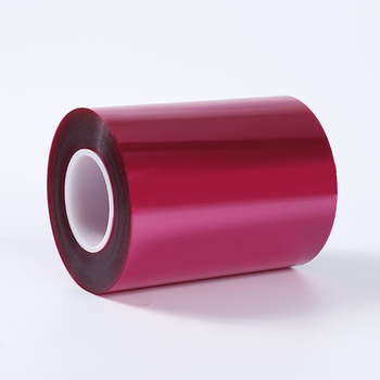 MOQ 1Ton Trung Quốc Bán buôn thú cưng Red Mylar Polyester Red Roll Film