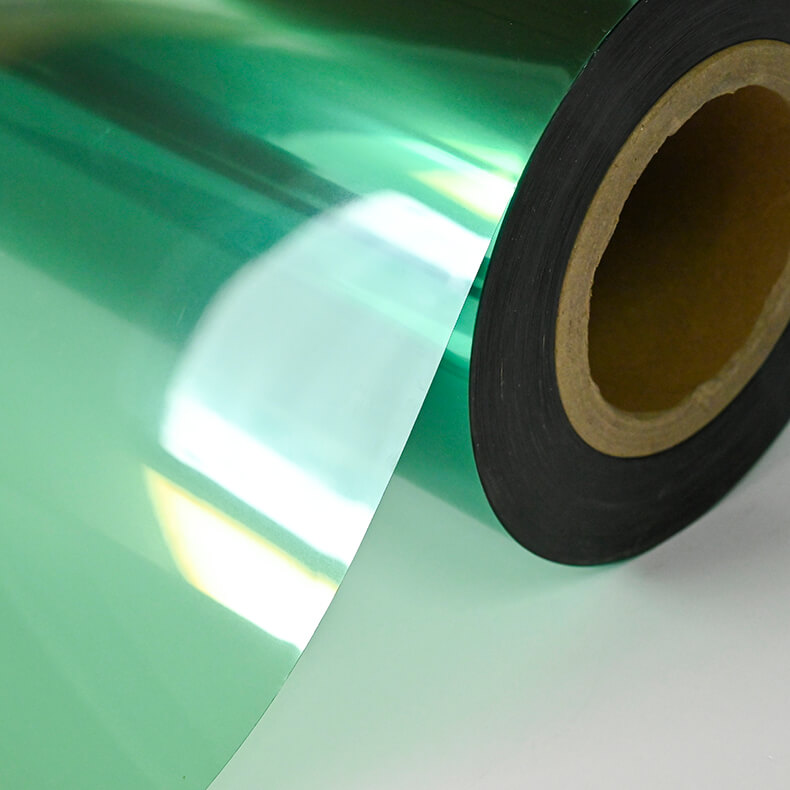 Màu xanh lá cây trong suốt Tấm Bopet Polyester Green Pet Film